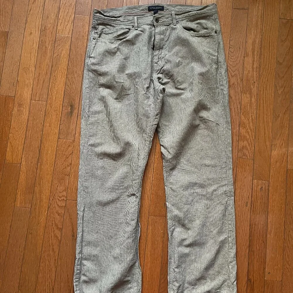 Banana Republic Straight Leg Striped Pants